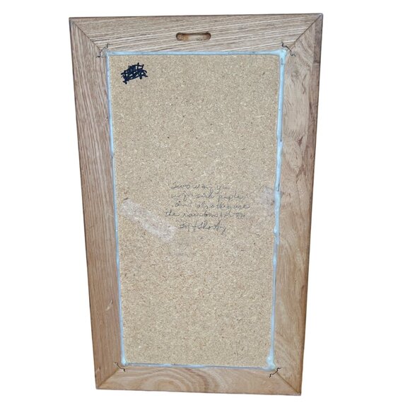 Handcrafted Native American Navajo Sand Art Signed Shorty Framed Spiritual Art - Picture 4 of 9